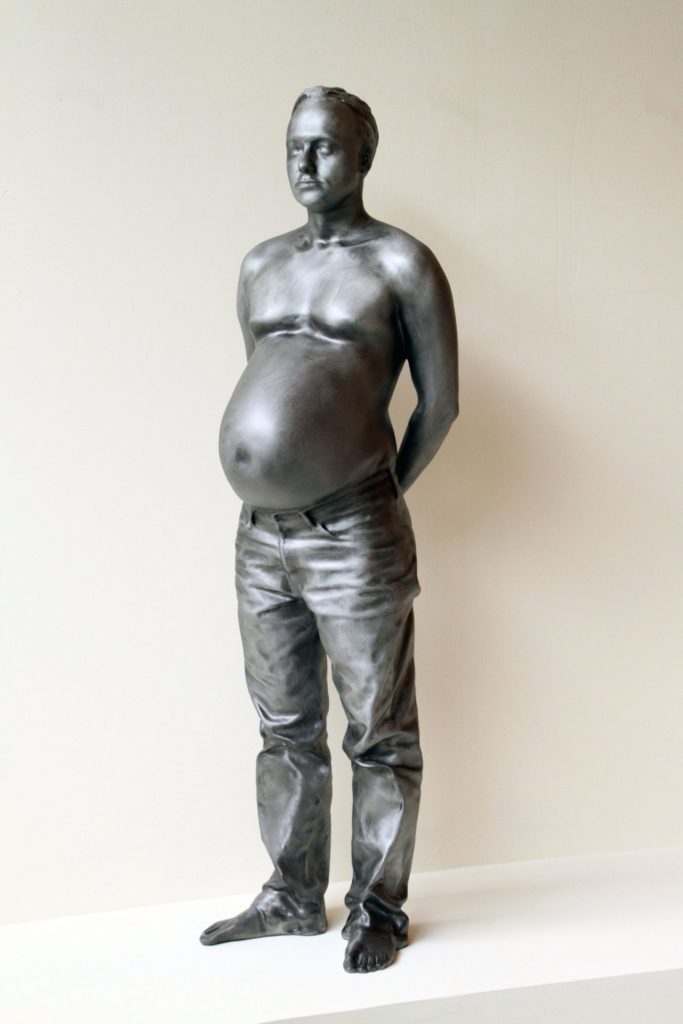 Sculpture H+ Homme enceint