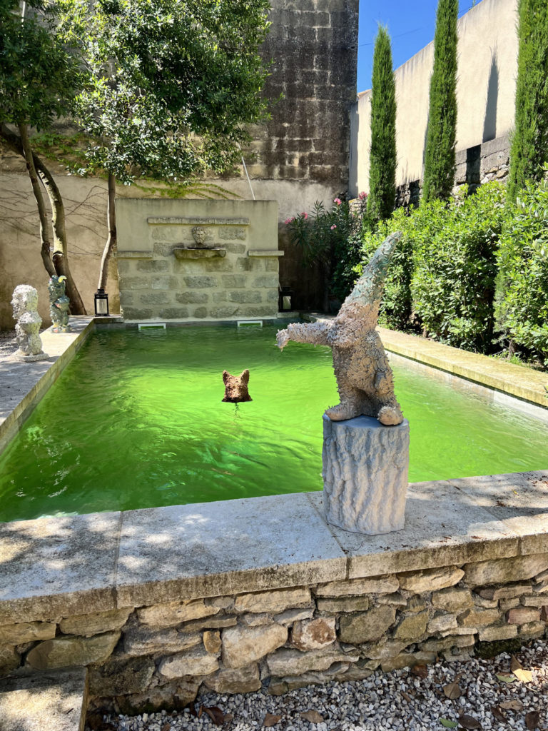 exposition Le jardin du Faune à Saint-Quentin-la-Poterie juillet 2024